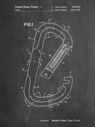 Chalkboard Oval Carabiner Patent | Obraz na stenu