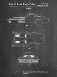 Chalkboard 1962 Corvette Stingray Patent | Obraz na stenu