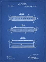 Blueprint Hohner Harmonica Patent | Obraz na stenu