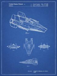 Blueprint Star Wars RZ-1 A Wing Starfighter Patent | Obraz na stenu