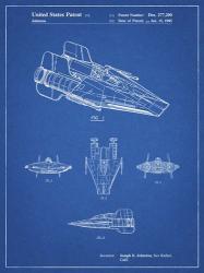 Blueprint Star Wars RZ-1 A Wing Starfighter Patent | Obraz na stenu