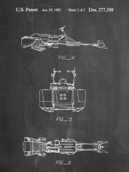 Chalkboard Star Wars Speeder Bike Patent | Obraz na stenu