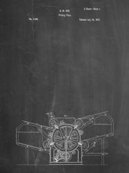Chalkboard Printing Press Patent | Obraz na stenu