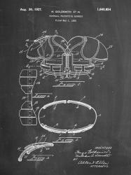 Chalkboard Football Shoulder Pads 1925 Patent | Obraz na stenu