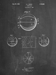 Chalkboard Basketball 1929 Game Ball Patent | Obraz na stenu