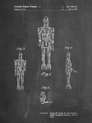 Chalkboard Star Wars IG-88 Patent | Obraz na stenu