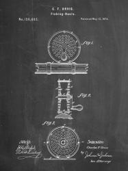 Chalkboard Orvis 1874 Fly Fishing Reel Patent | Obraz na stenu
