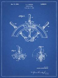 Blueprint Ship Steering Wheel Patent | Obraz na stenu
