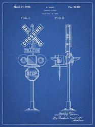 Blueprint Railroad Crossing Signal Patent | Obraz na stenu