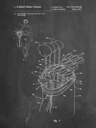 Chalkboard Golf Bag Patent | Obraz na stenu