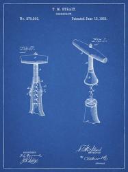 Blueprint Corkscrew 1883 Patent | Obraz na stenu