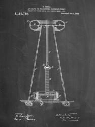 Chalkboard Tesla Energy Transmitter Patent | Obraz na stenu