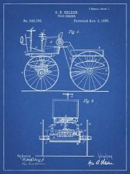 Blueprint Motor Buggy 1895 Patent Print | Obraz na stenu