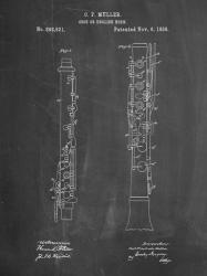 Chalkboard Oboe Patent | Obraz na stenu