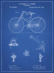 Blueprint Bicycle 1890 Patent | Obraz na stenu