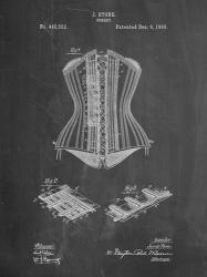 Chalkboard Corset Patent | Obraz na stenu