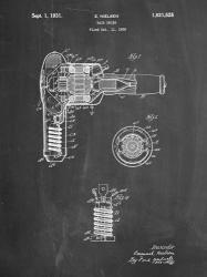 Chalkboard Vintage Hair Dryer Patent | Obraz na stenu