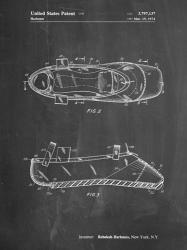 Chalkboard Ballet Slipper Patent | Obraz na stenu