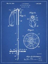 Blueprint Vintage Ski Pole Patent | Obraz na stenu
