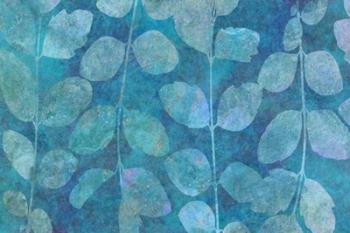 Leaf Pattern Blue | Obraz na stenu
