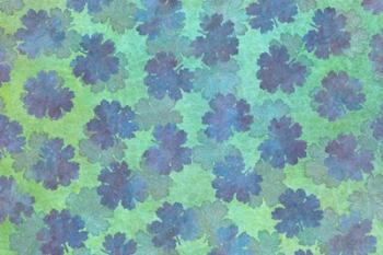 Macleaya Leaf Blue Violet and Aqua | Obraz na stenu