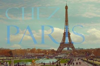 Chez Paris with Eiffel Tower | Obraz na stenu