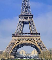 Eiffel Tower First and Second Platform | Obraz na stenu