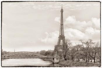 Eiffel Tower, Seine and Pont Rouelle | Obraz na stenu