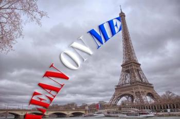 Lean On Me - Eiffel Tower | Obraz na stenu