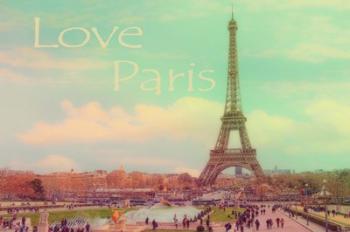 Love Paris Eiffel Tower | Obraz na stenu