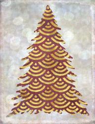 Decorated Red and Gold Xmas Tree | Obraz na stenu