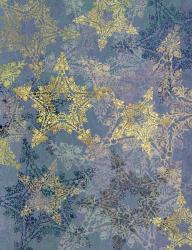 Star Pattern Blue and Gold | Obraz na stenu