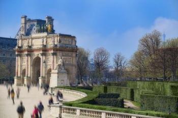 Arc de Triomphe du Carroussel and the Tuileries Garden | Obraz na stenu