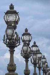 Art Nouveau Lamps Posts on Pont Alexandre III - II | Obraz na stenu