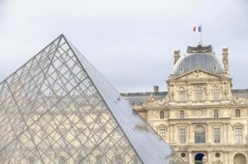 Louvre Palace And Pyramid II | Obraz na stenu