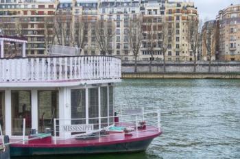 Mississippi Boat On The Seine | Obraz na stenu