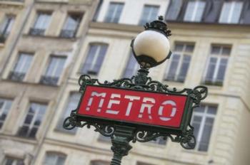 Paris Metro Signpost | Obraz na stenu
