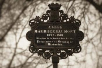 Paris Street Name Sign | Obraz na stenu
