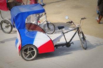 Pedicab In Paris | Obraz na stenu