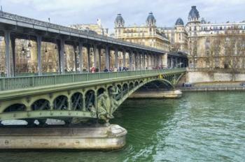 Pont de Bir Hakeim And Seine | Obraz na stenu