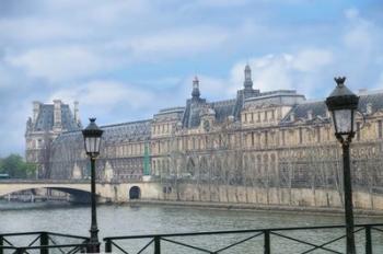 The Louvre Palace And Seine River | Obraz na stenu