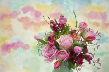 Bouquet and Watercolors | Obraz na stenu