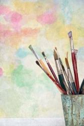 Paint Brushes and Aquarel | Obraz na stenu