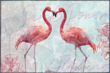Flamingo Power | Obraz na stenu