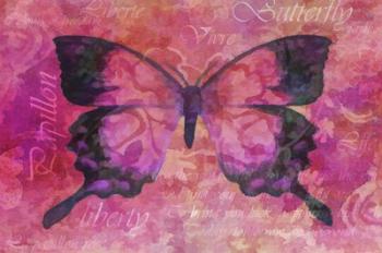 Pink Butterfly | Obraz na stenu