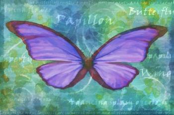 Purple Buterfly | Obraz na stenu
