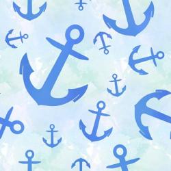 Blue Anchors | Obraz na stenu