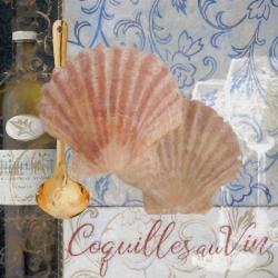 Food And Wine - Coquilles Au Vin | Obraz na stenu