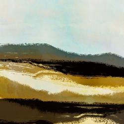 Landscape in Ocher and Black I | Obraz na stenu