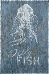 Jellyfish on Blue | Obraz na stenu